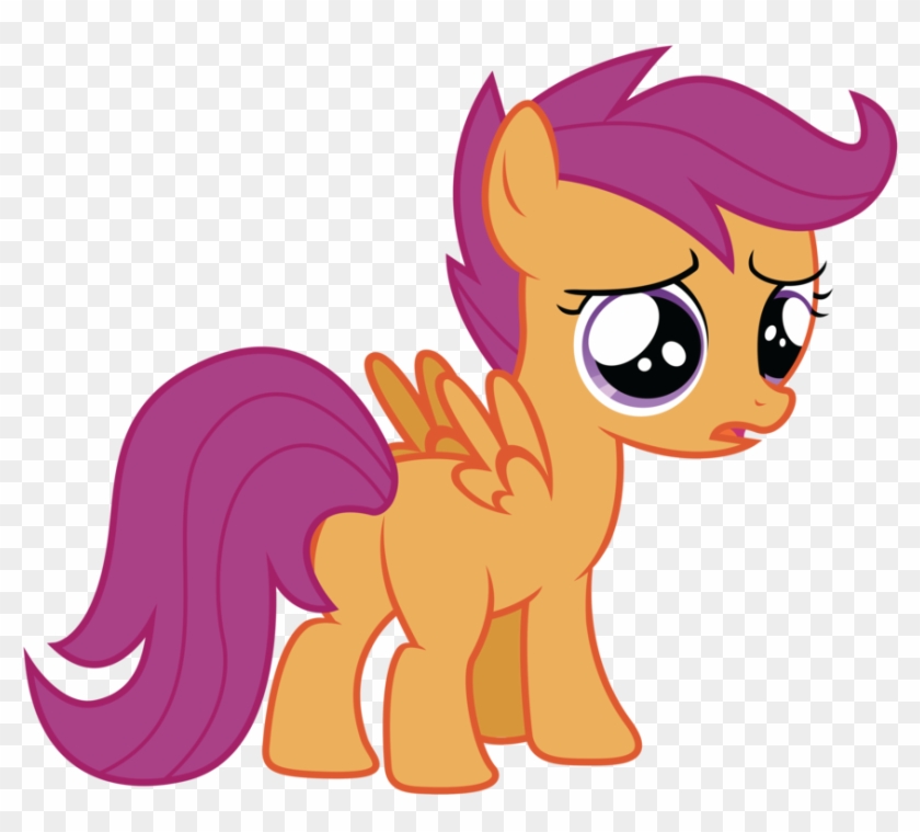 You Make Scootaloo Sad By Rainbowderp98- - Scootaloo Vector #970209