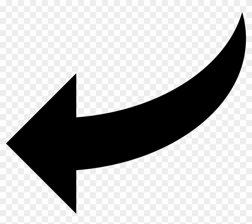 Curve Arrow Pointing Left Comments - Arrow Pointing Left Png #970214