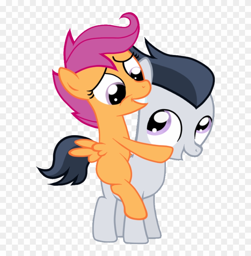 Scootaloo With Rumble ~ Vector, Request By Alexa0118 - My Little Pony Scootaloo And Rumble #970228