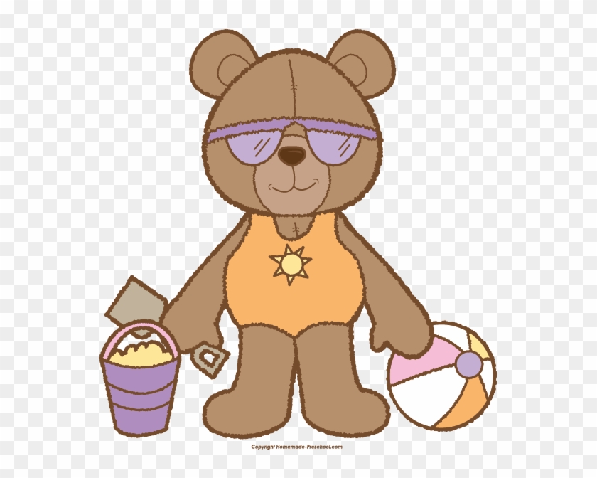 Teddy Bears Beach Clipart #970312