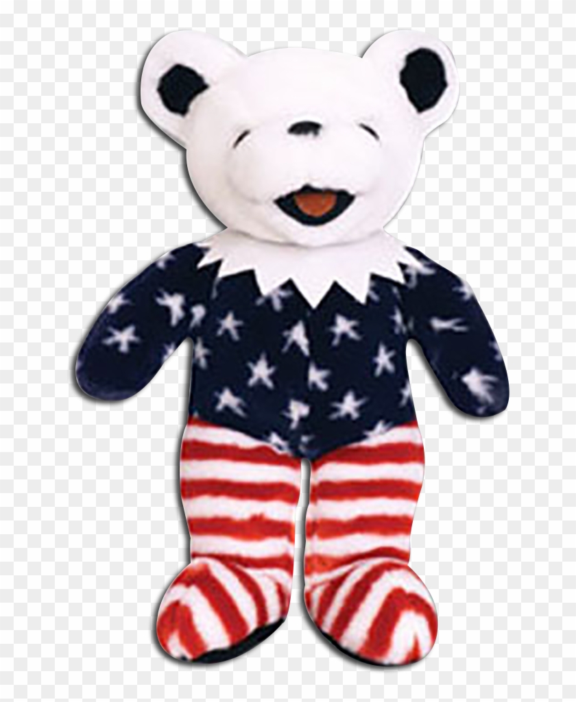 Grateful Dead Patriotic Stuffed Teddy Bears - Teddy Bear #970314