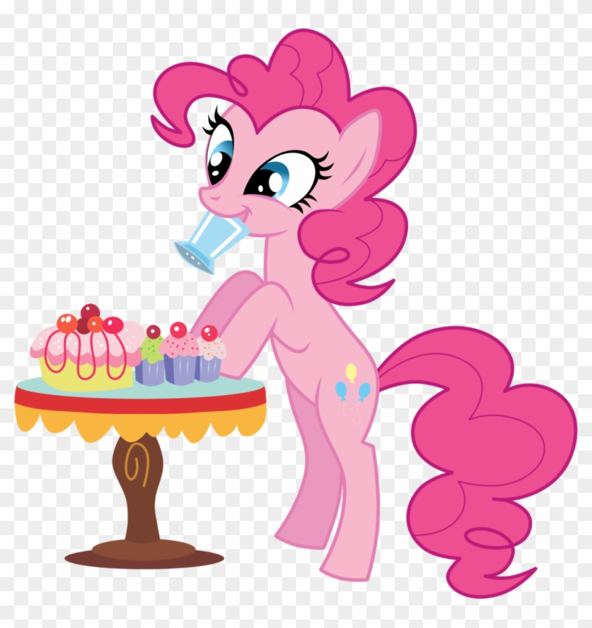 Volmise, Bipedal, Bipedal Leaning, Cake, Cupcake, Earth - Пони Дружба Это Чудо Пинки Пай И Сладост #970374