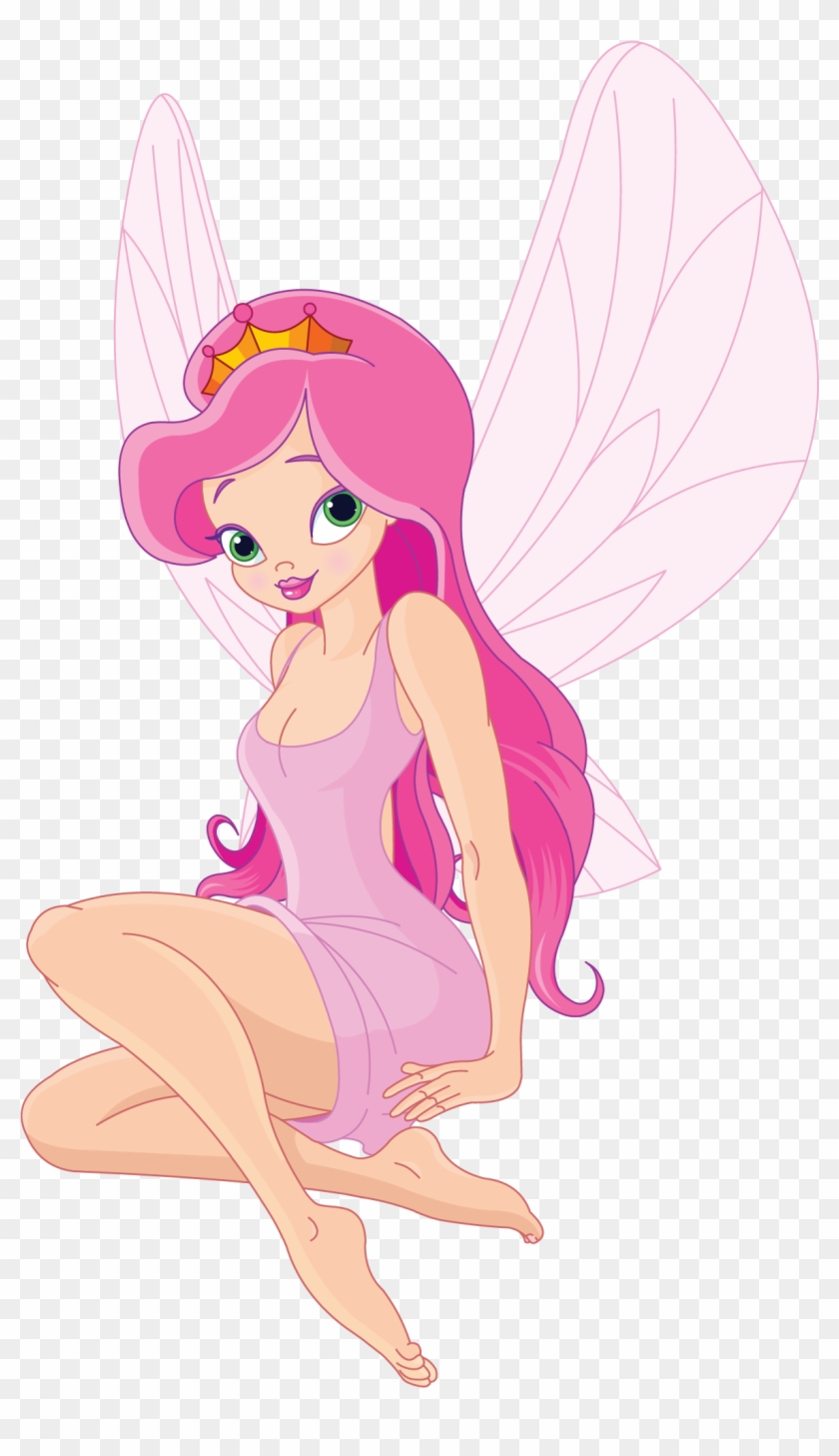 Fairy Cartoon Illustration - Pink Fairy Cartoon Png #970429