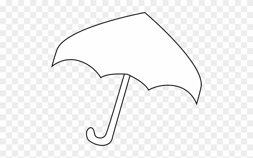 Black And White Umbrella - White Umbrella Clip Art #970446