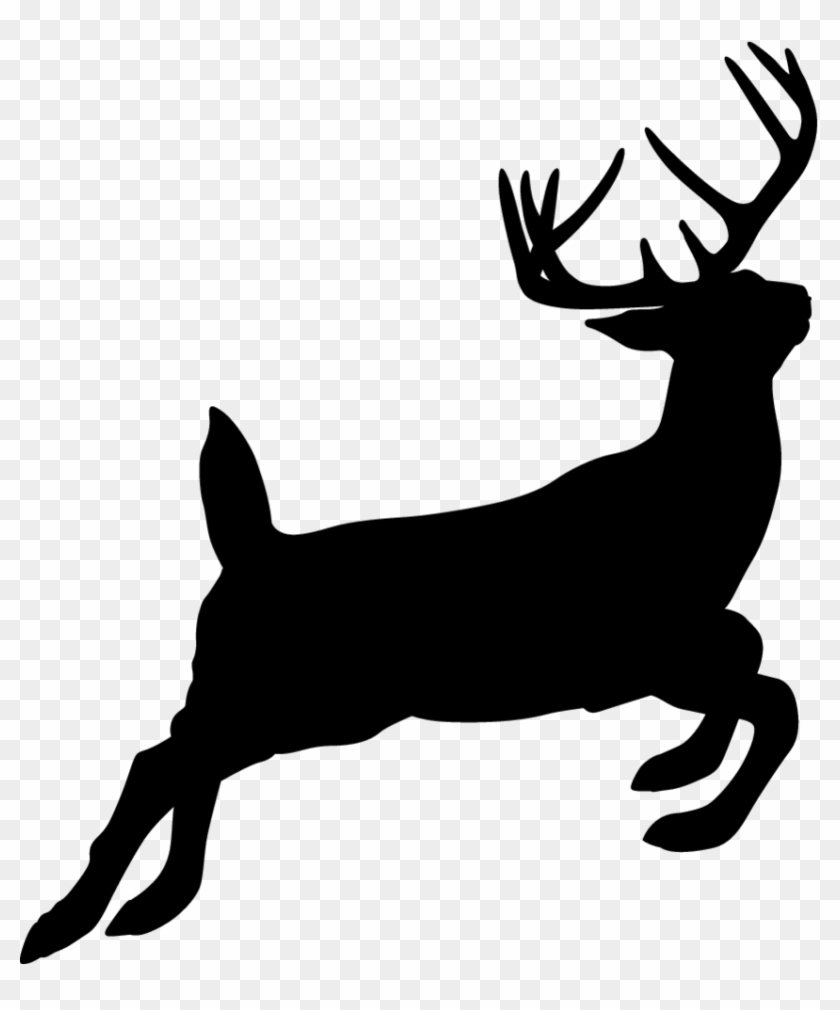 Reindeer Silhouette White-tailed Deer Hunting - Deer Silhouette #970471