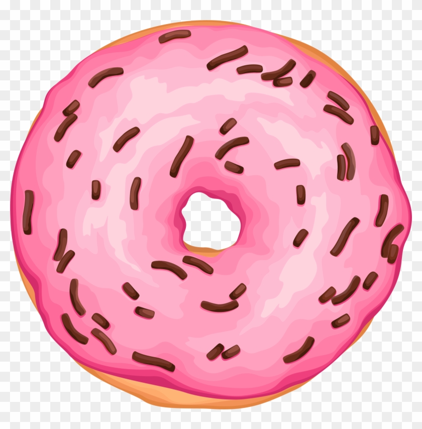Pink Sprinkled Doughnut By Rosemoji Pink Sprinkled - Doughnut #970519