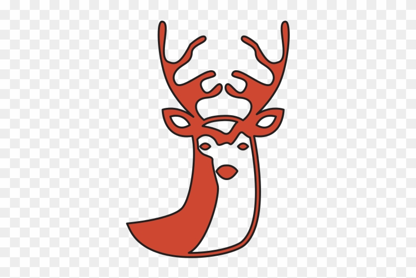 Reindeer Silhouette Isolated Icon - Icon #970573