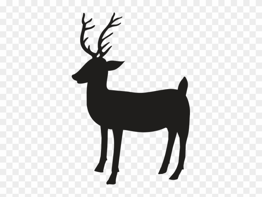 Silhouette Of Reindeer Icon - Reindeer #970576