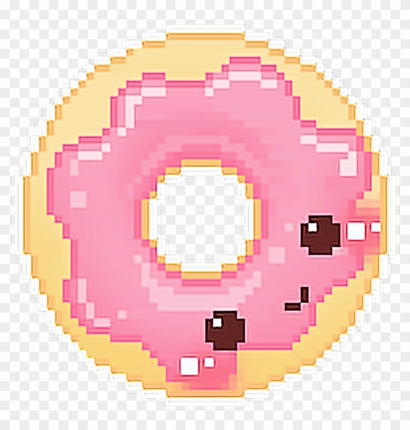 Pixel Art Donuts Kavaii - Kawaii Pixel #970637