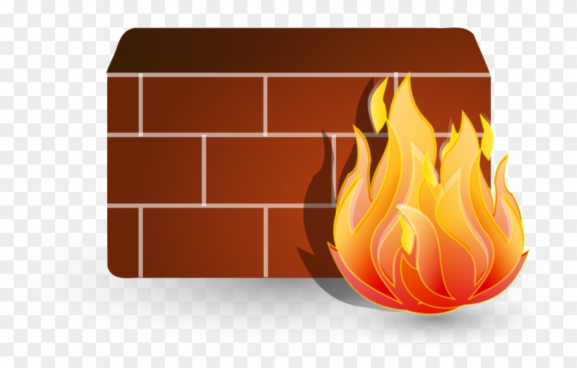 Free Clipart Illustration Of A Computer Firewall - Firewall Clipart #970797
