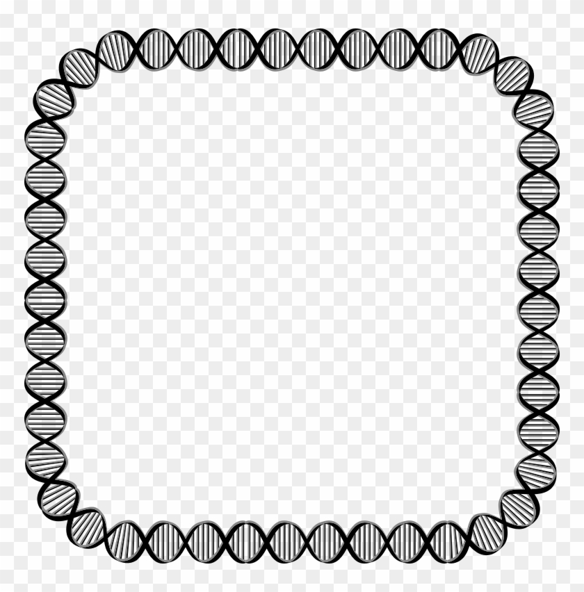 Clipart Dna Rounded Square - Dna Borders #970831