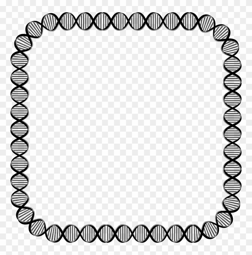 Clipart Dna Rounded Square - Dna Borders #970831