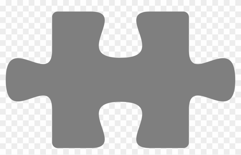 Image Result For Grey Puzzle Piece - Grey Puzzle Piece Clipart #970897