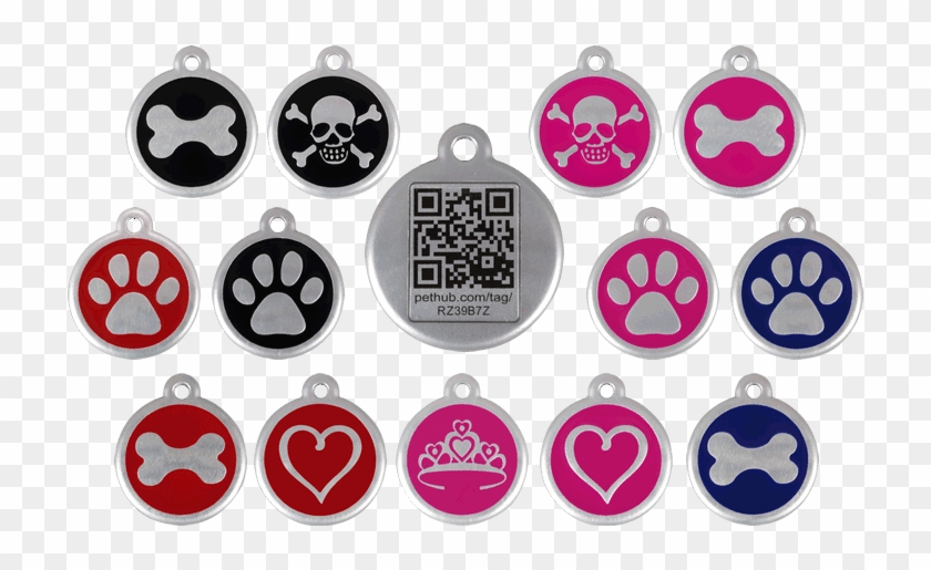 Qr Pet Id Tags Or Personalized Pet Id Tags - Red Dingo Qr Dog Bone Id Tag #971028