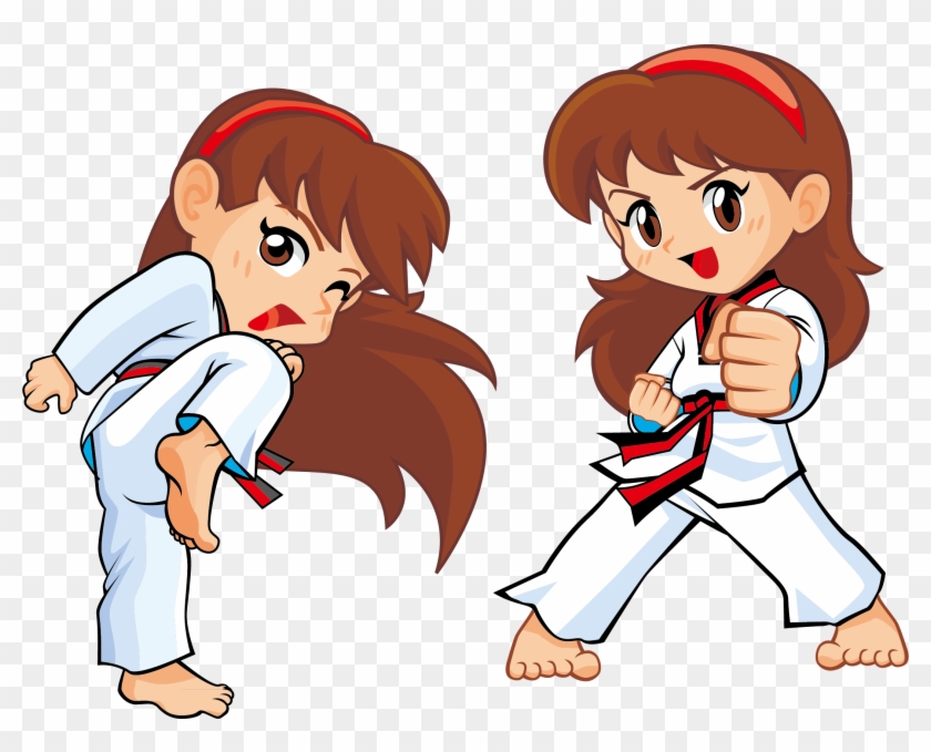 Techniques Karate Kick Martial Arts - Taekwondo Cartoon #971109