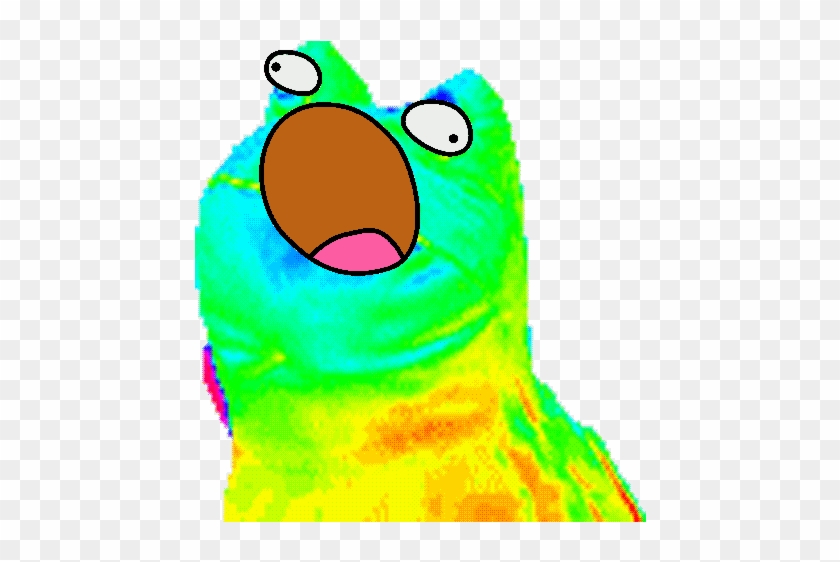 Rainbow Frog Face Edit Thingy - Dancing Rainbow Frog Gif #971159