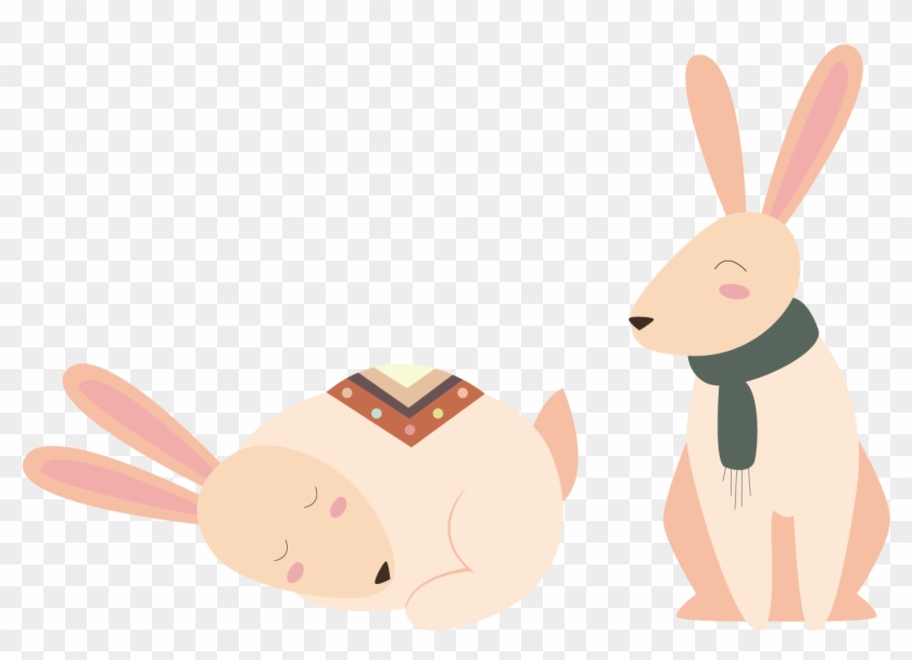 Rabbit Easter Bunny Cartoon Illustration - Domestic Rabbit #971242