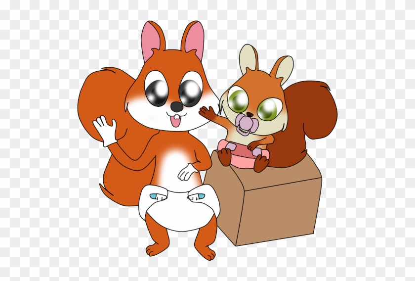 clipart about Screwy Squirrel And Baby Hammy - Cartoon, Find more high qual...