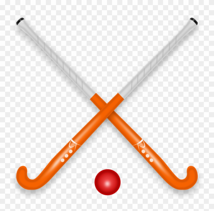 Hockey Stick Clipart Clipart Hockey Stick Ball Eagle - Field Hockey Stick And Ball #971417