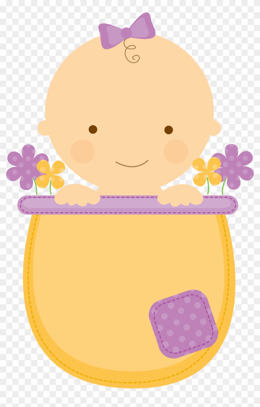 Babyinflowerpot Purple - Baby Stuff Clipart #971475