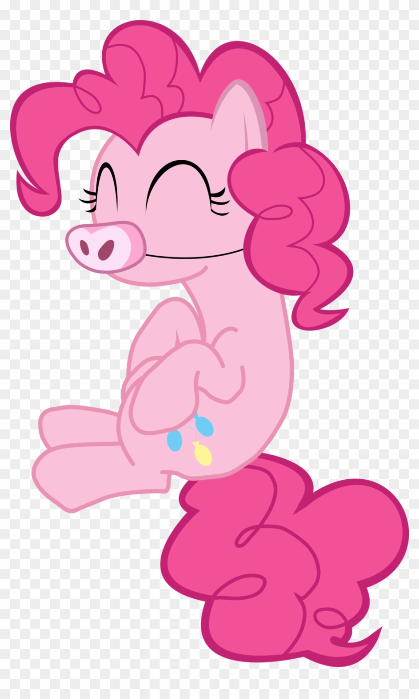 First You Wiggle Your Tail, Oink Oink Oink, Then You - Pinkie Pie As A Pig #971597