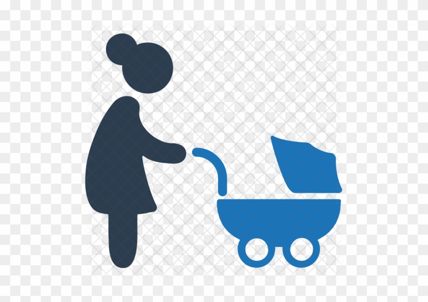 Baby Carriage Icon - Mother Icon #971601