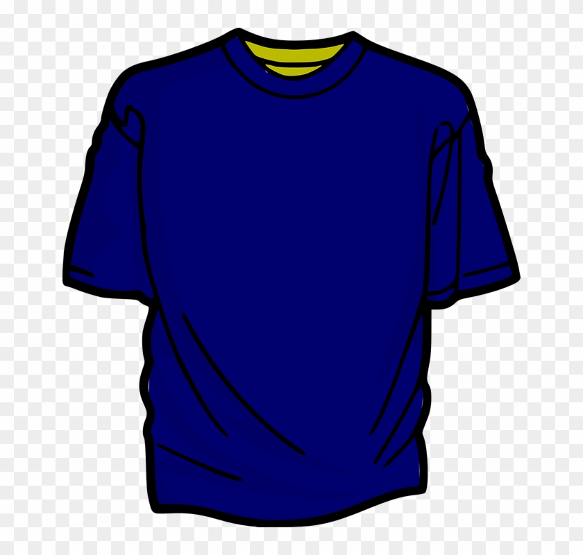 Blue T Shirt Cliparts 5, Buy Clip Art - Rhinestone Tee Shirt Name And Number Add #971817