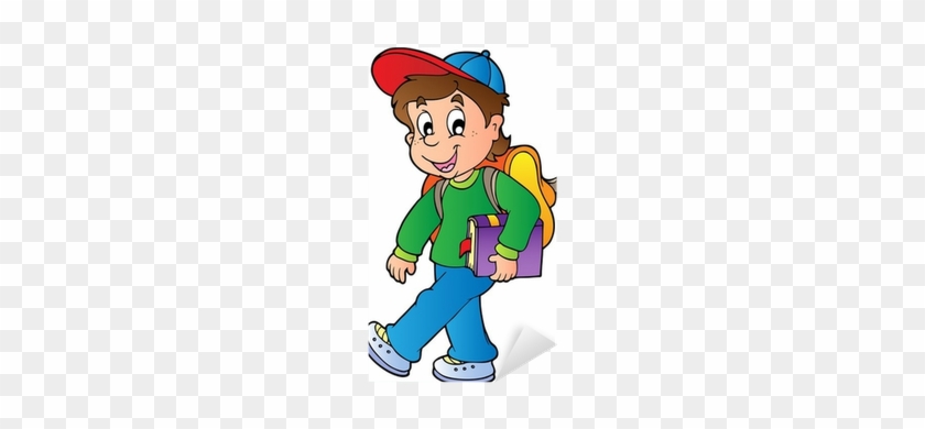 Cartoon Boy Walking #971822