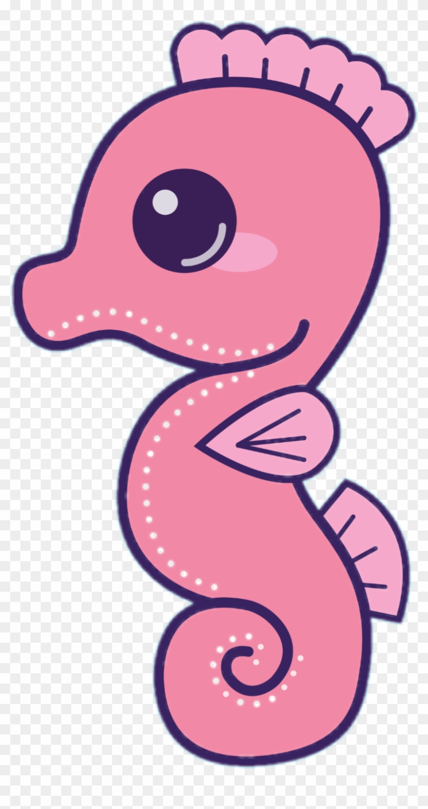 Draw A Cute Seahorse #971923