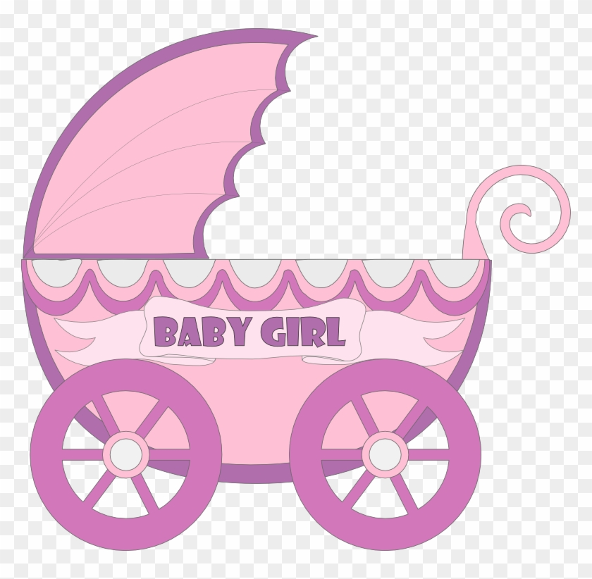 Baby Carriage Stroller Flat Design Style Stock Photo - Blue Baby Stroller Clip Art #971985