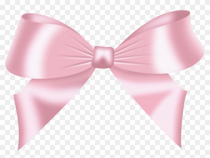 Baby Pink Bow Clipart 51 Polka Dot Carriage - Pink Bow Png #972031