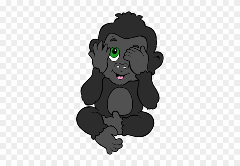 Dibujo - Cute Cartoon Baby Gorilla #972142