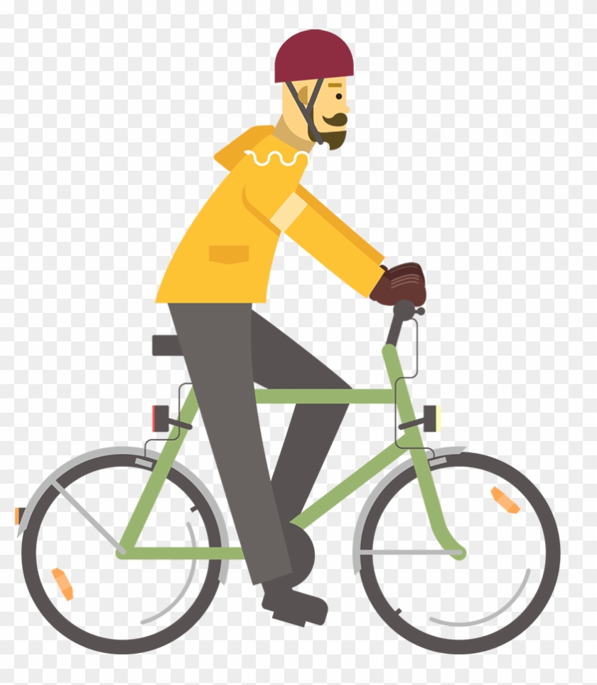 Cycling Clipart Transparent - Bicycle #972144