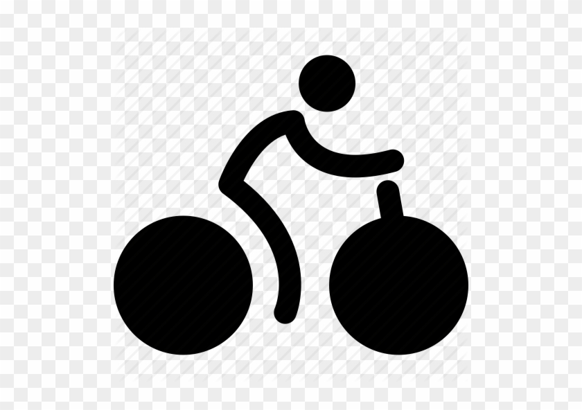 Cycling Clipart Pedal - Riding Bike Icon Png #972156
