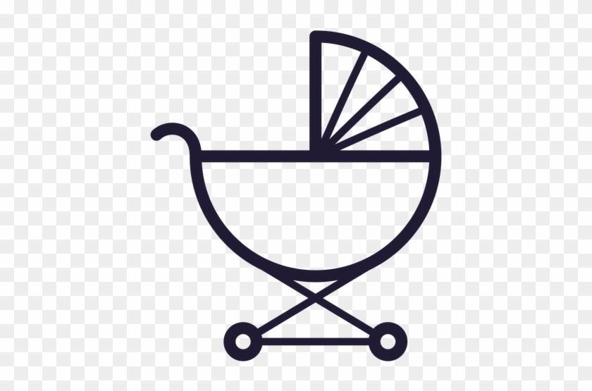 Baby Carriage Stroke Icon Transparent Png - Baby Products Icon #972202