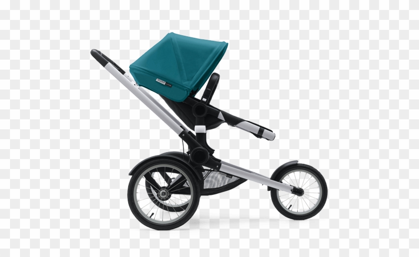 Eingebaute Federung - Bugaboo Runner Seat, Petrol Blue #972271