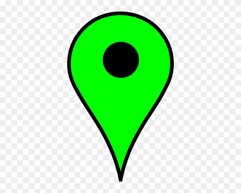 Map Pin Green Hi - Green Map Pin Png #972319