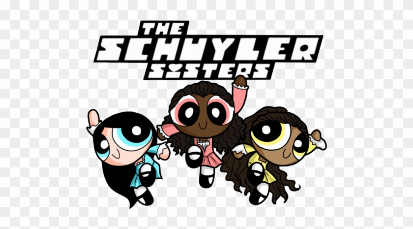 Powerpuff Girls Hình Nền Containing Anime Entitled - Schuyler Sisters As Powerpuff Girls #972368