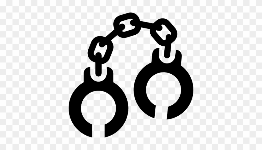 Security Handcuffs Vector - Grilletes Vector #972385