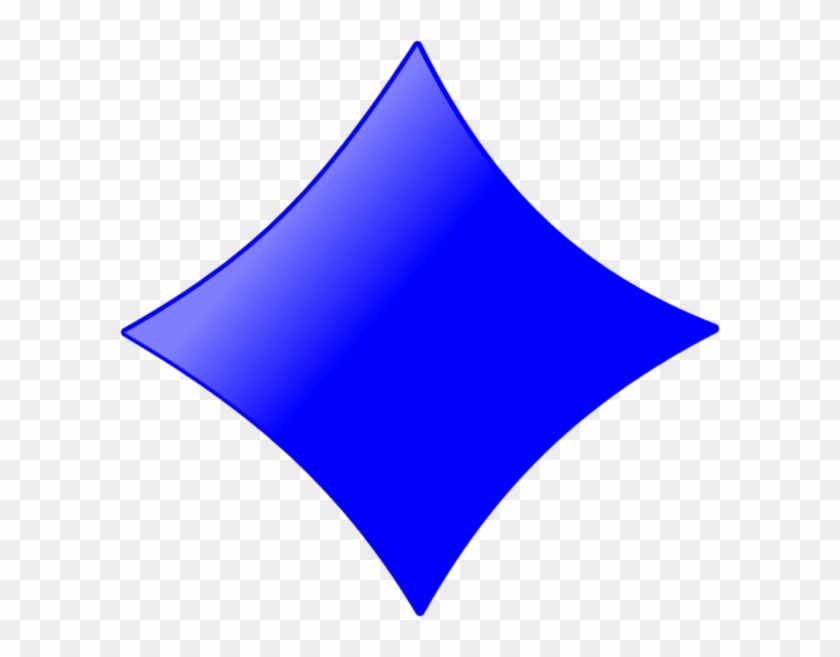 Card Symbols Diamond Vector Clip Art Cyivcy Clipart - Blue Diamond Card #972410