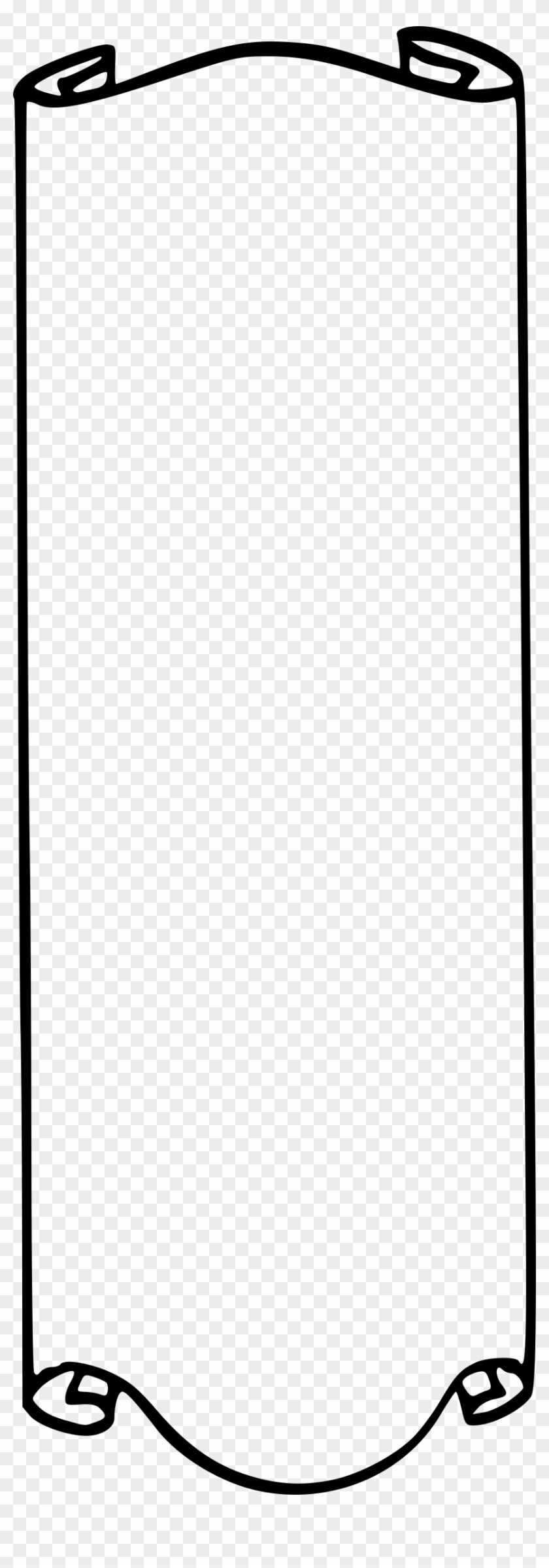 Scroll Frame - Clip Art #972433