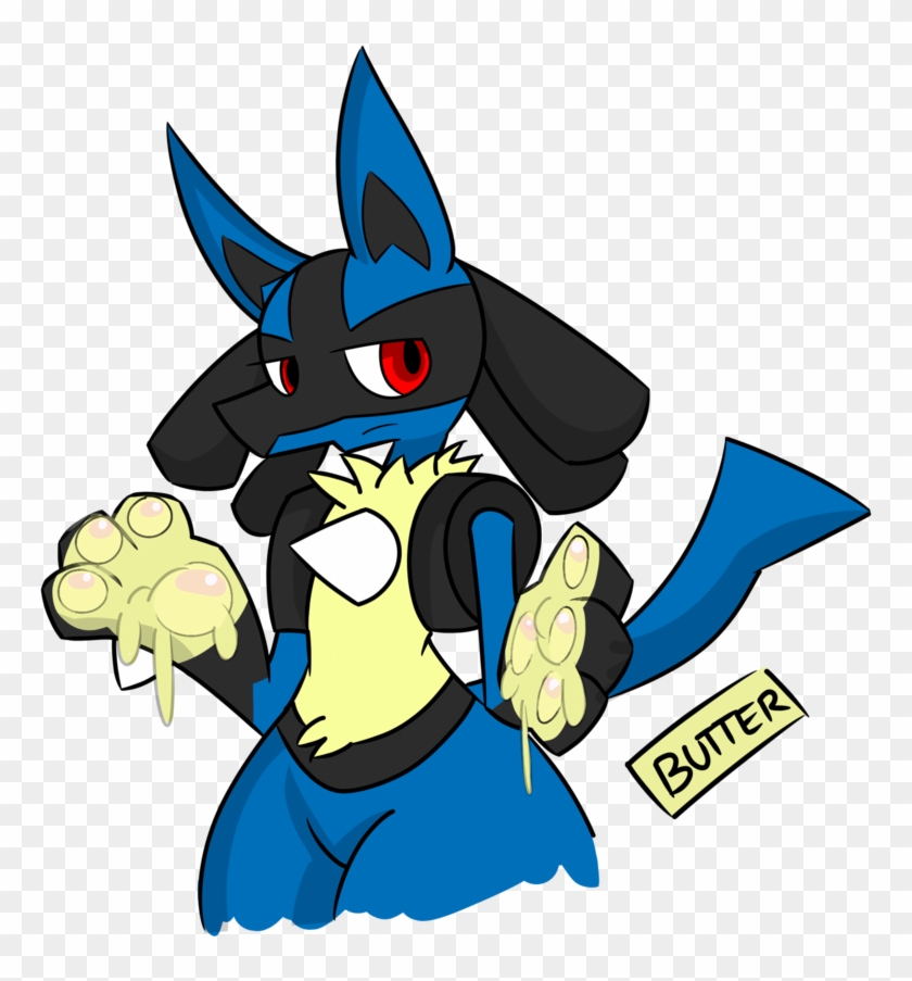 Lucario's Cute Paws And Butter 3 By Thekingofilluisons - Cute Lucario #972439