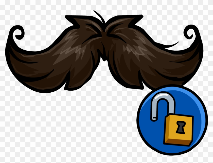 Curly Moustache Unlockable Icon - Curly Moustache Unlockable Icon #972461