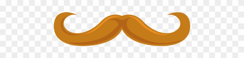 Blonde Hipster Mustache - Mustache Transparent #972472