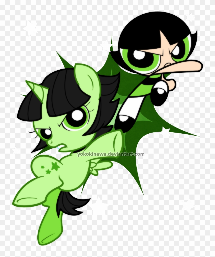 Yokokinawa, Buttercup , Duality, Filly, Human Ponidox, - Buttercup Angry Power Puff Girls #972527