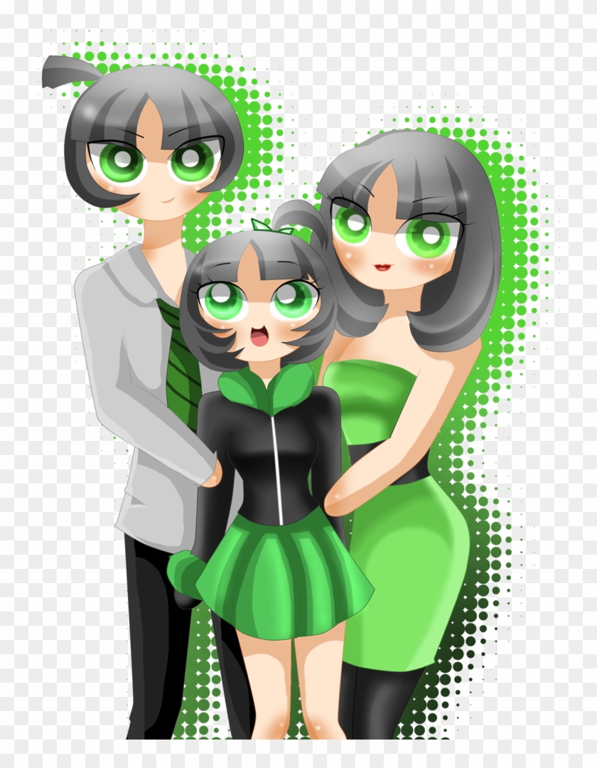 The Green Family By Nanakoblaze - Ppg And Rrb Family #972587