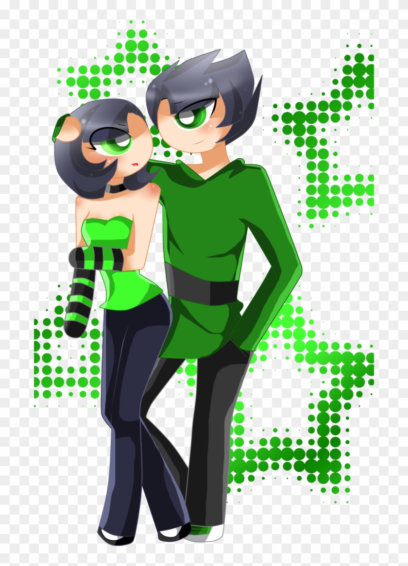 The Green Stars By Nanakoblaze - Buttercup And Butch Married #972595