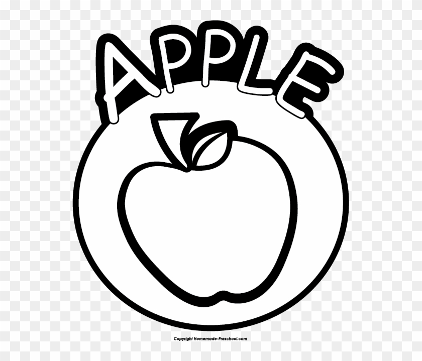 Smartness Teacher Apple Clipart Black White And Free - Apple Clipart Black And White #972644