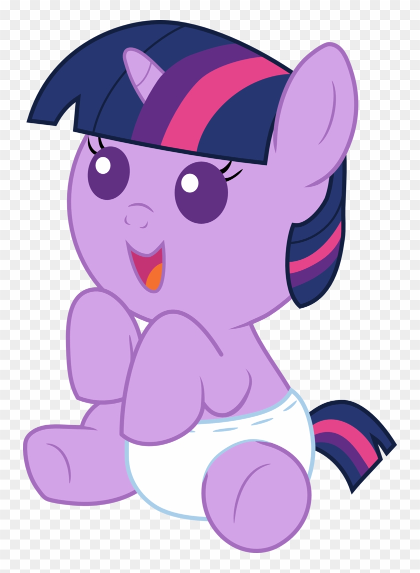 Cheerful Baby Twilight Sparkle By Mighty355 - Twilight Sparkle As A Baby #972722