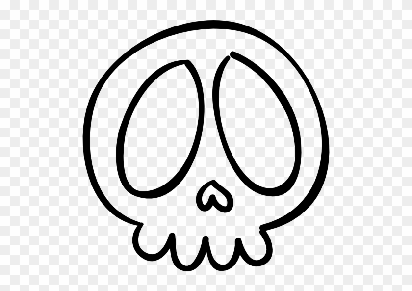 Halloween Skull Hand Drawn Bone Free Icon - Don T Need You #972754
